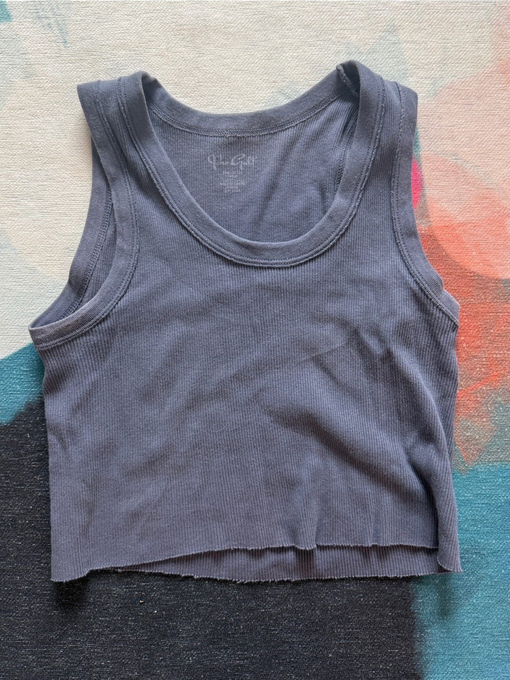 John Galt Blue Tank Top